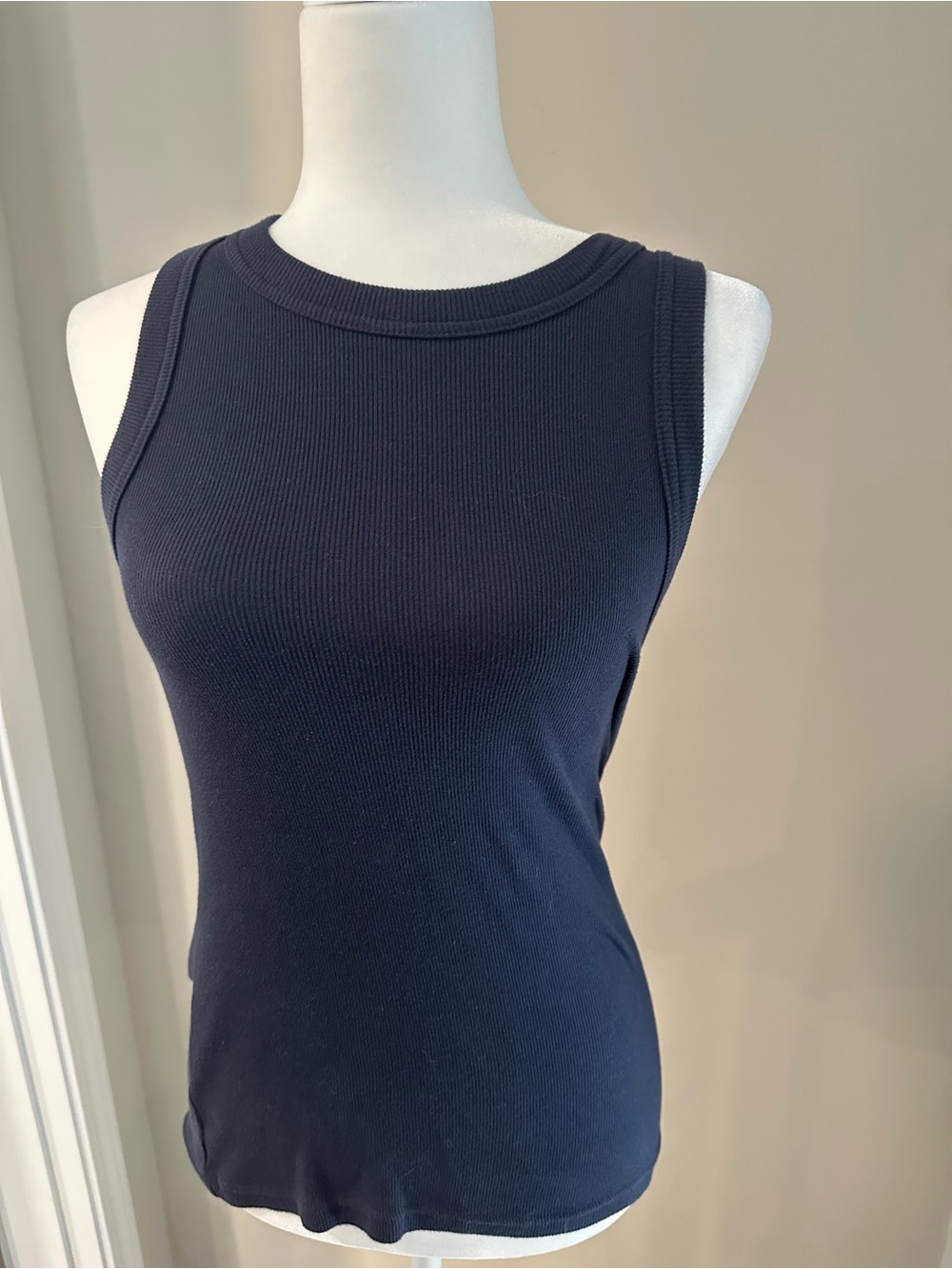 Banana Republic Navy Ribbed Tank Top